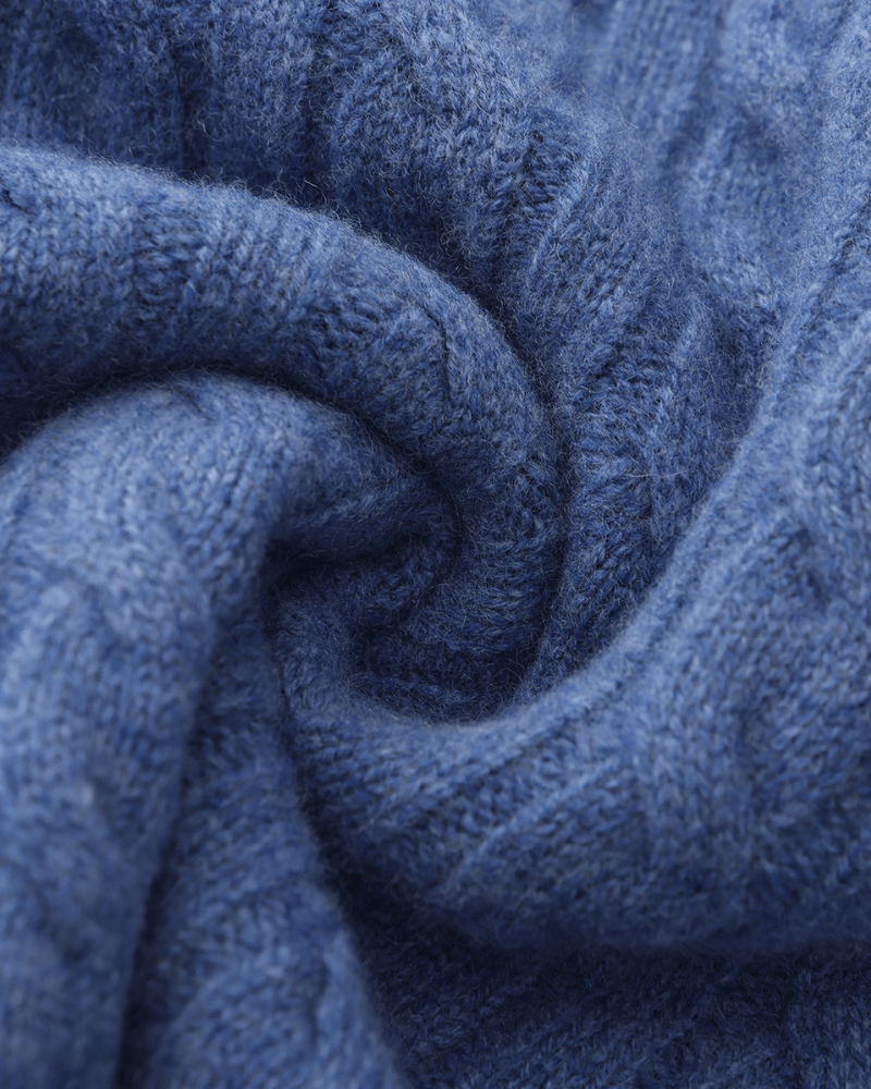 100% Cashmere Woven Half Zip - BalanceWalk