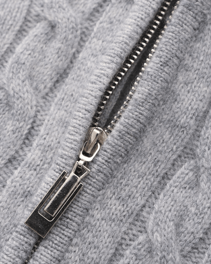 100% Cashmere Woven Half Zip - BalanceWalk