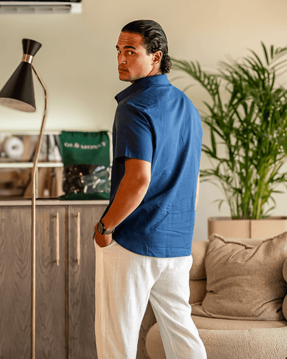 Cape Town - Linen Shirt (Shortsleeve) - BalanceWalk