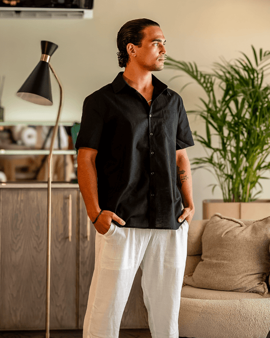 Cape Town - Linen Shirt (Shortsleeve) - BalanceWalk