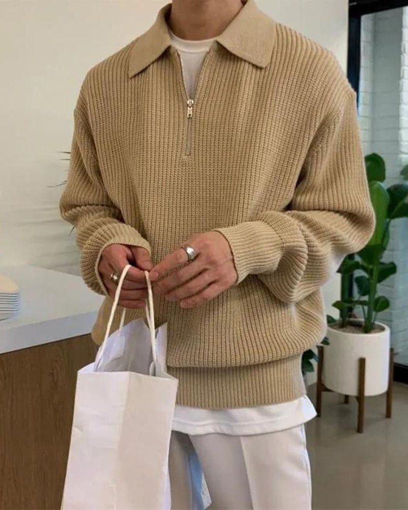 Cesare Half Zip Sweater - BalanceWalk
