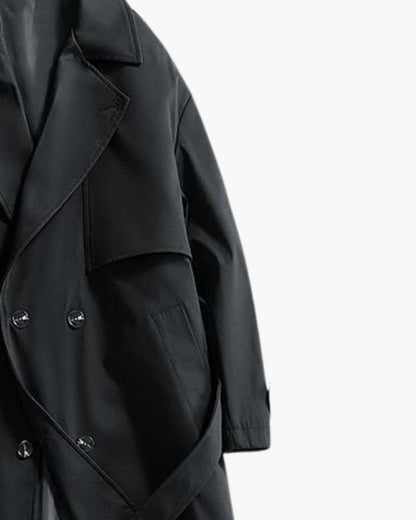 Classic Double - Breasted Trench Coat - BalanceWalk