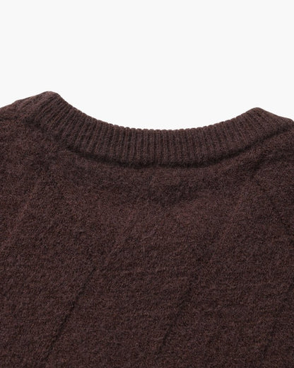 Diamond Knit Crewneck Sweater - BalanceWalk
