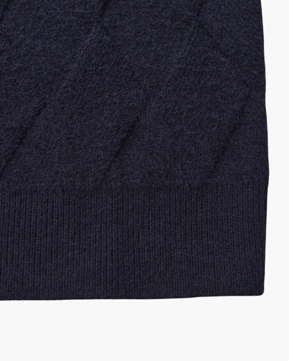 Diamond Knit Crewneck Sweater - BalanceWalk