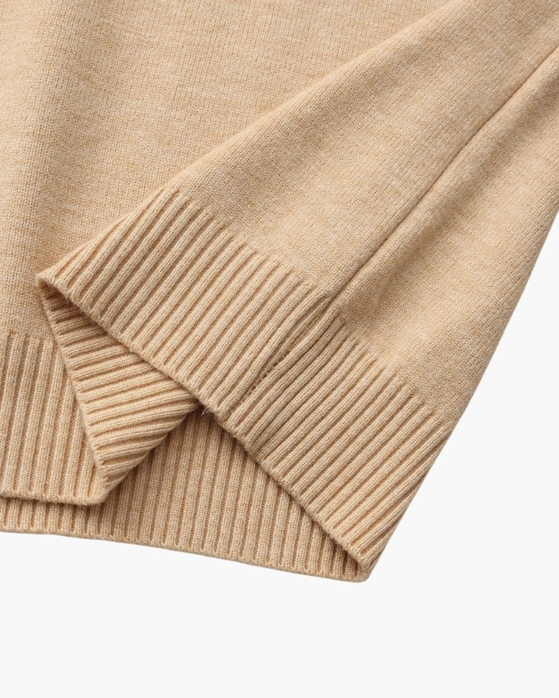 Essential Ribbed Mock Neck Sweater - BalanceWalk