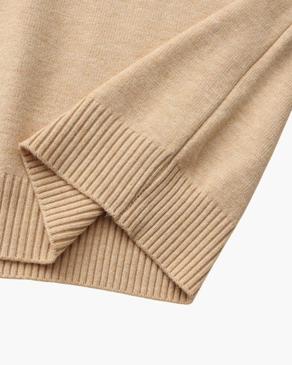 Essential Ribbed Mock Neck Sweater - BalanceWalk