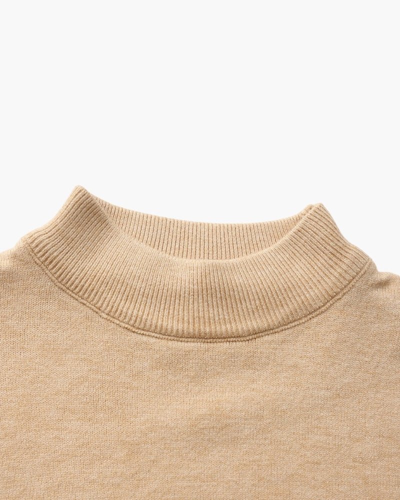 Essential Ribbed Mock Neck Sweater - BalanceWalk