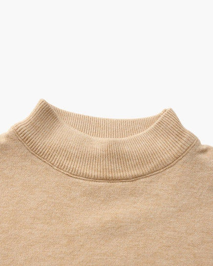 Essential Ribbed Mock Neck Sweater - BalanceWalk