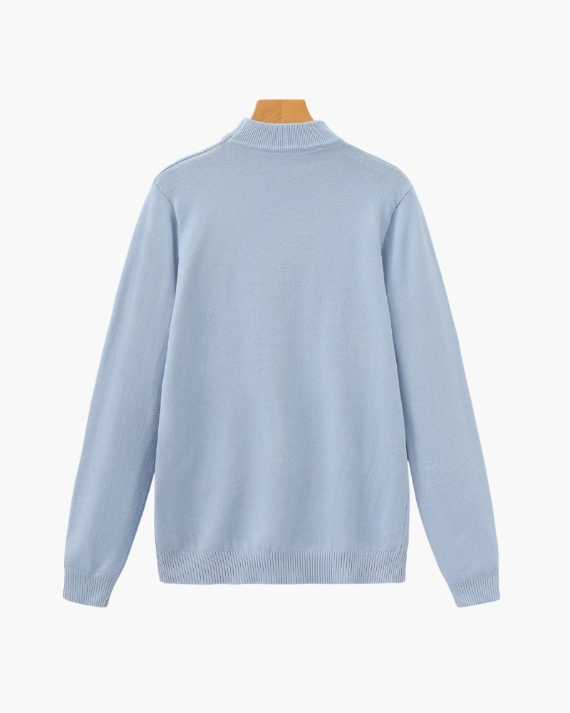 Essential Ribbed Mock Neck Sweater - BalanceWalk
