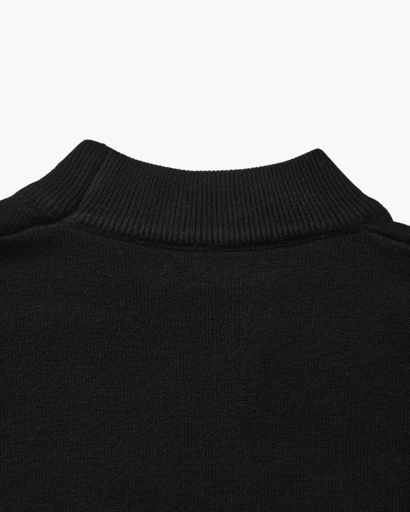 Essential Ribbed Mock Neck Sweater - BalanceWalk