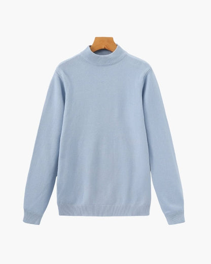 Essential Ribbed Mock Neck Sweater - BalanceWalk