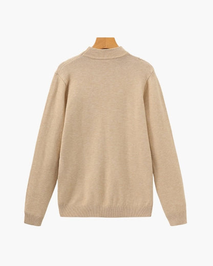 Essential Ribbed Mock Neck Sweater - BalanceWalk
