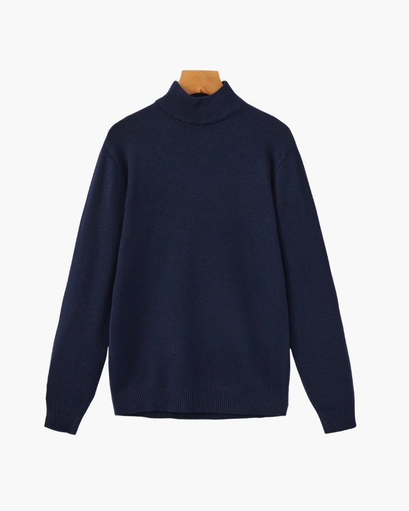 Essential Ribbed Mock Neck Sweater - BalanceWalk