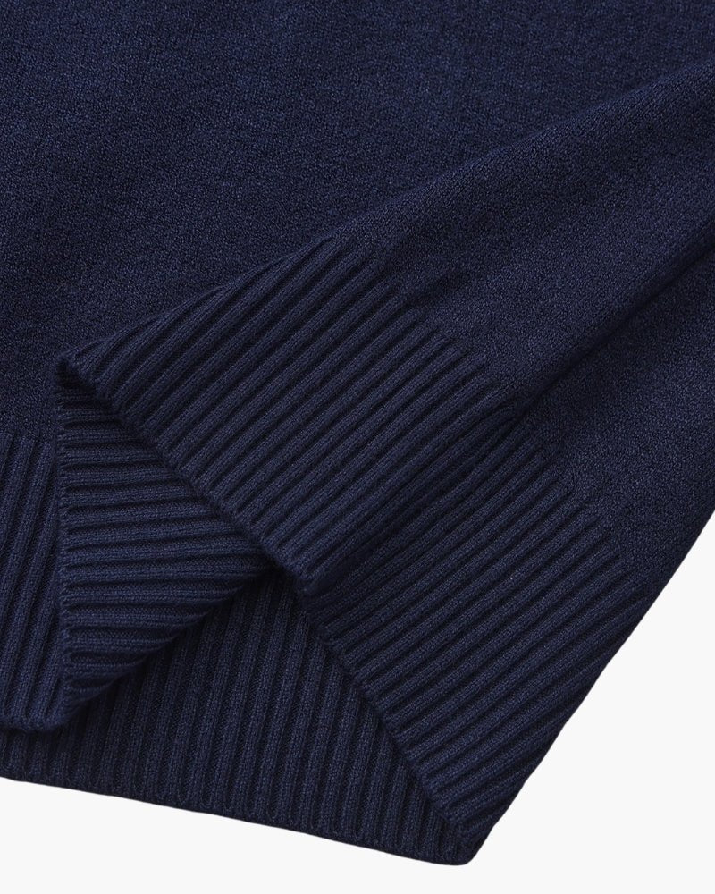 Essential Ribbed Mock Neck Sweater - BalanceWalk