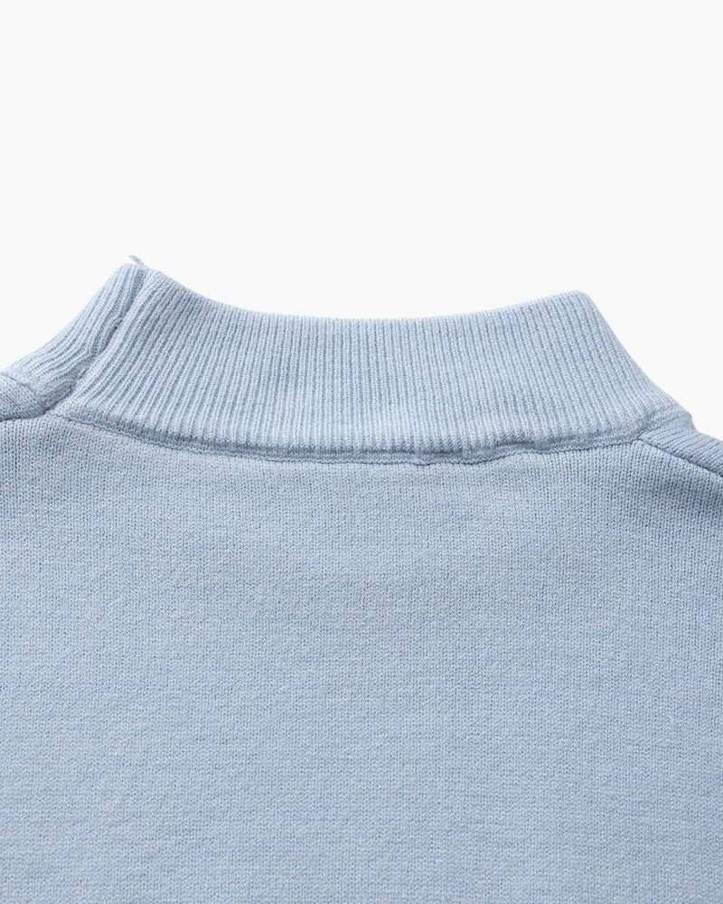 Essential Ribbed Mock Neck Sweater - BalanceWalk