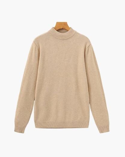 Essential Ribbed Mock Neck Sweater - BalanceWalk